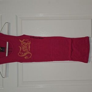 Smet By Christian Audigier Women's Pink Tank Top, Size S/M. NWT.